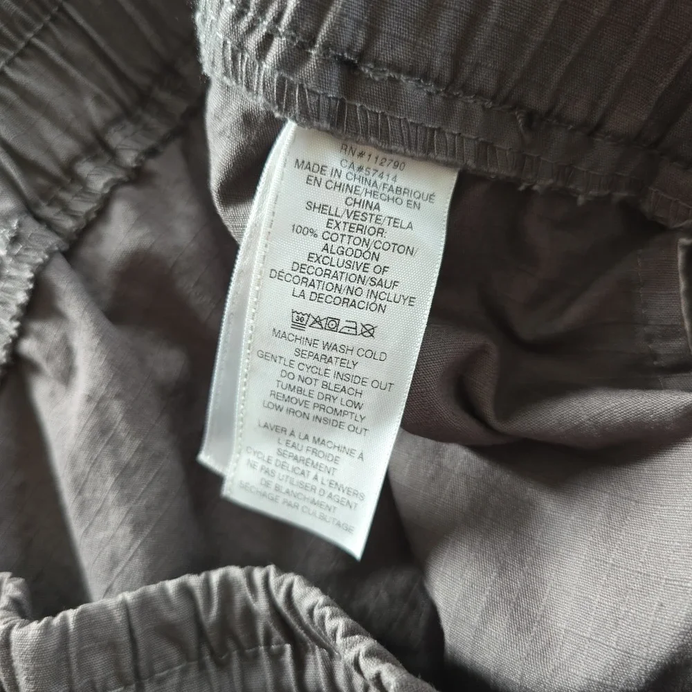 True Religion Ripstop Jogger Granite Grey Cargo Pockets Men's Pants Size XL NWT